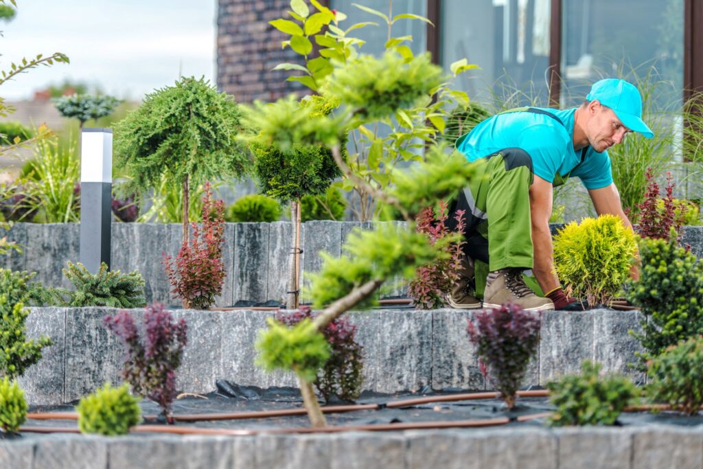 jardinier pour aménagement extérieur